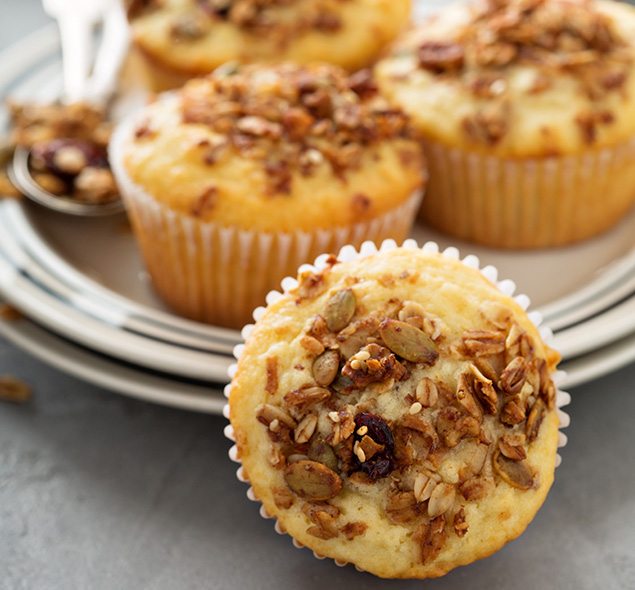 BOLO DE BANANA COM GRANOLA