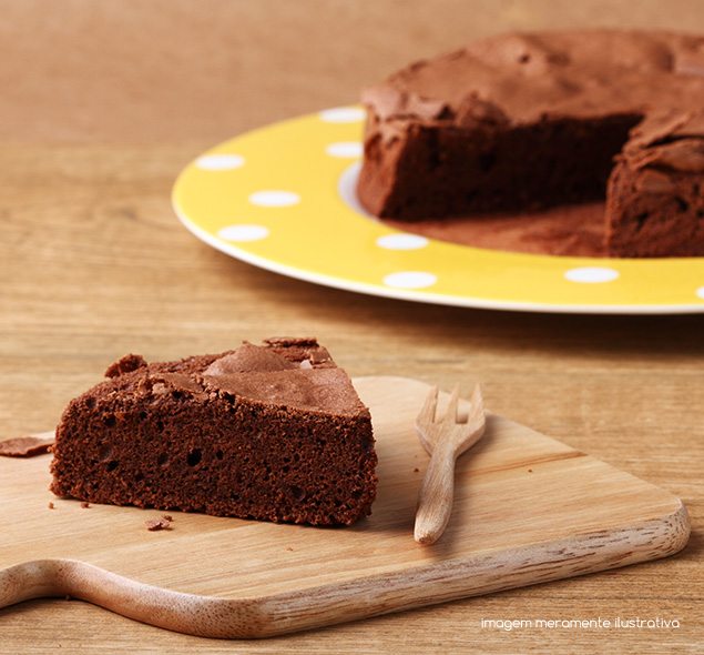 BOLO DE CACAU SEM FARINHA