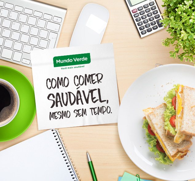 COMER SAUDÁVEL, MESMO SEM TEMPO