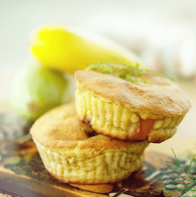 BOLINHO DE ABOBRINHA E CENOURA INTEGRAL