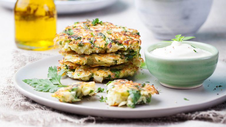 panqueca de couve-flor