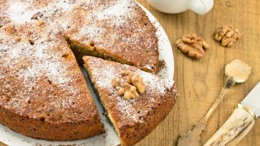 Bolo de nozes sem glúten