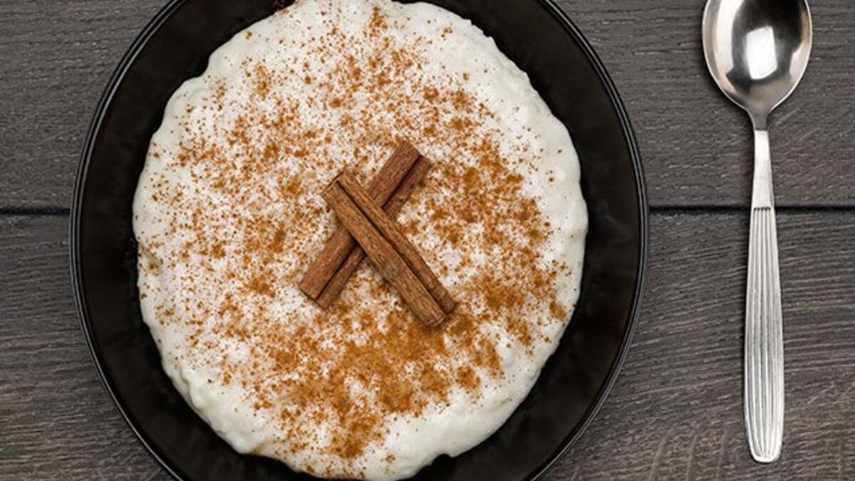 Arroz-doce integral zero açúcar