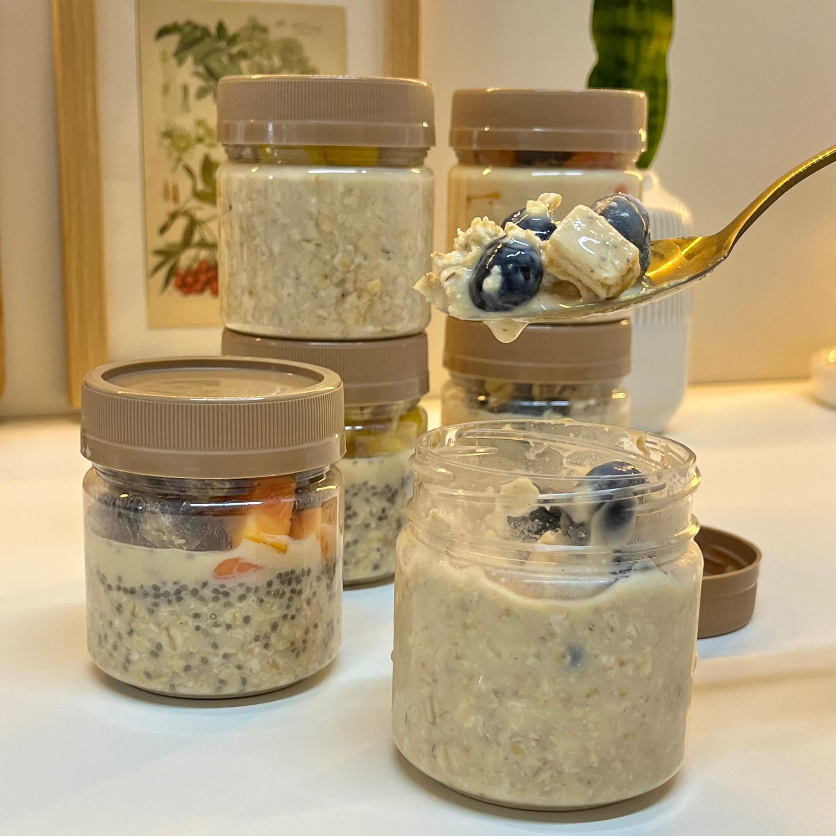 Overnight oats: praticidade e equilíbrio para começar o dia 🥣