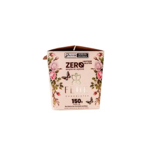 Foto da embalagem da caixa de bombom zero açúcar da Fehe com chocolates sortidos.