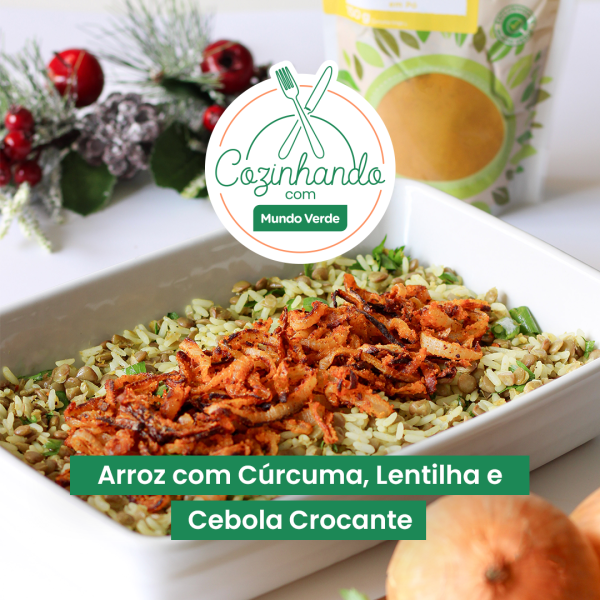 Cozinhando com Mundo Verde – Arroz com Curcuma
