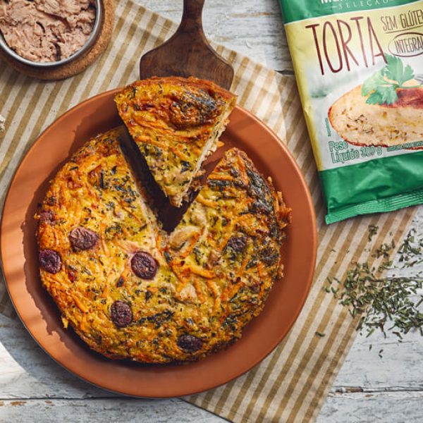 Torta de atum com cenoura